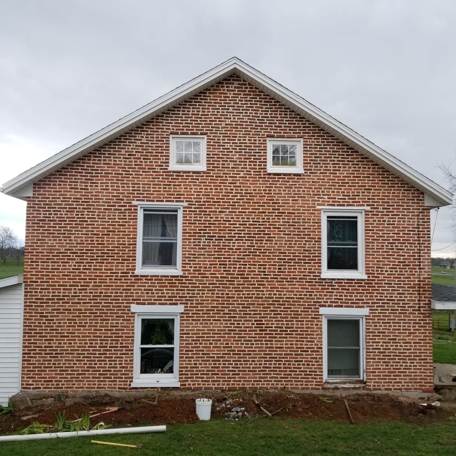 Maugansville Home — brick repointing project by Poor Boys' Enterprises, photo 4