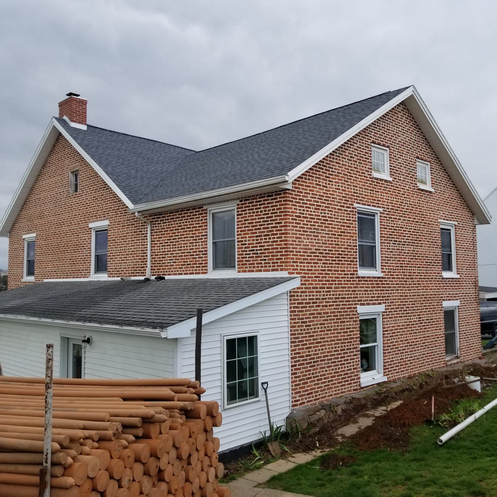 Maugansville Home — brick repointing project by Poor Boys' Enterprises, photo 3