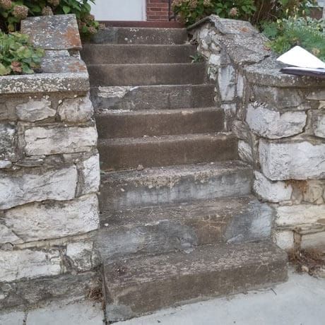Waynesboro Wall — stone rebuilding project by Poor Boys' Enterprises, photo 1