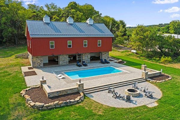 Hedgesville Barn — stone rebuilding project by Poor Boys' Enterprises, photo 2