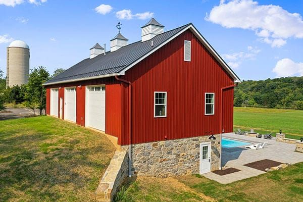 Hedgesville Barn — stone rebuilding project by Poor Boys' Enterprises, photo 1
