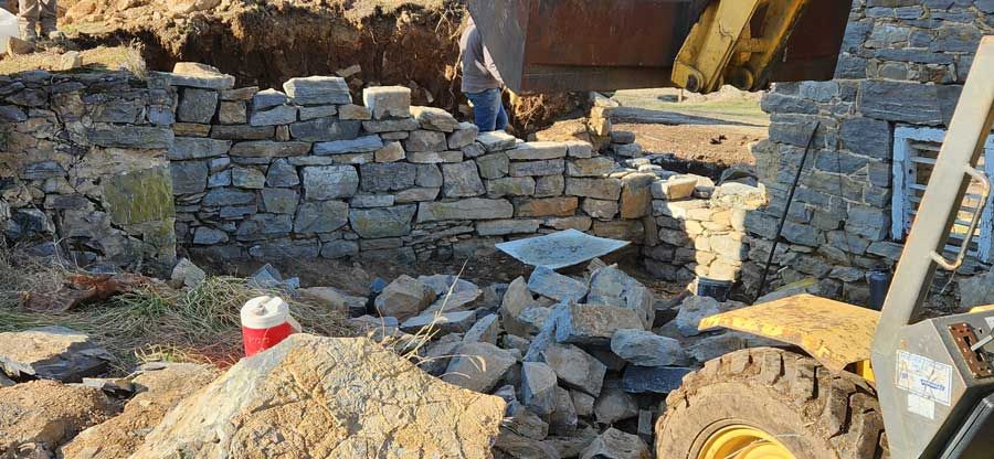 Boonsboro Barn — stone rebuilding project by Poor Boys' Enterprises, photo 8