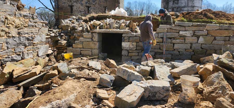 Boonsboro Barn — stone rebuilding project by Poor Boys' Enterprises, photo 9