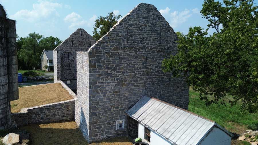 Boonsboro Barn — stone rebuilding project by Poor Boys' Enterprises, photo 11