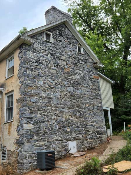 Hedgesville Home — stone repointing project by Poor Boys' Enterprises, photo 3