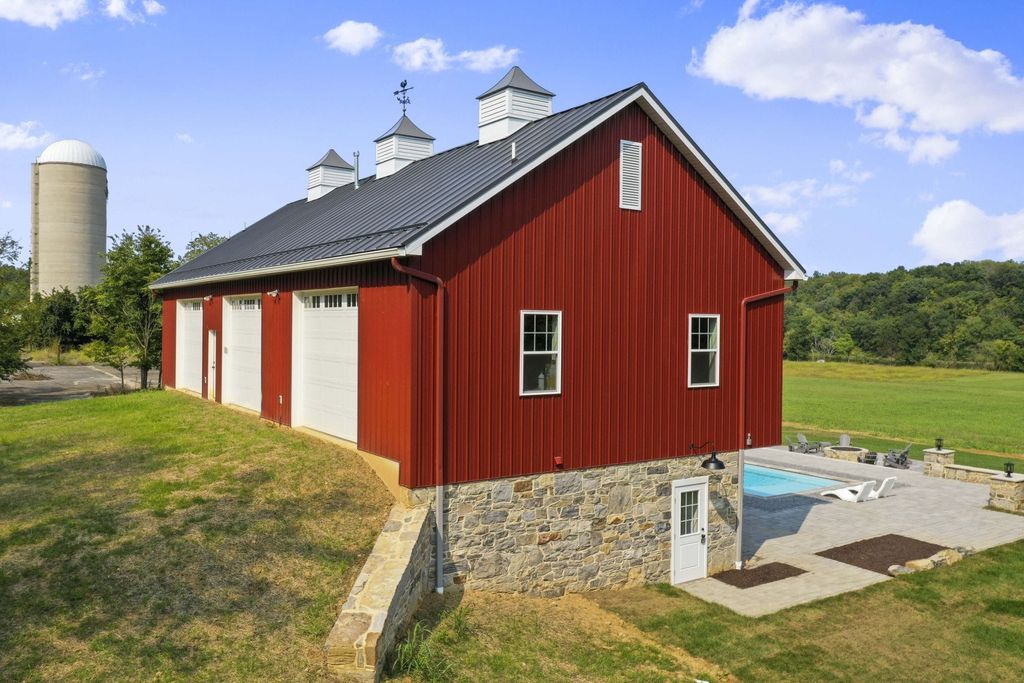 Fully restored historic stone and timber barn by Poor Boys' Enterprises